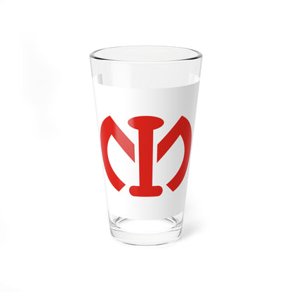 Flag of South Manchuria Railway Company (China) Pint Glass 16oz