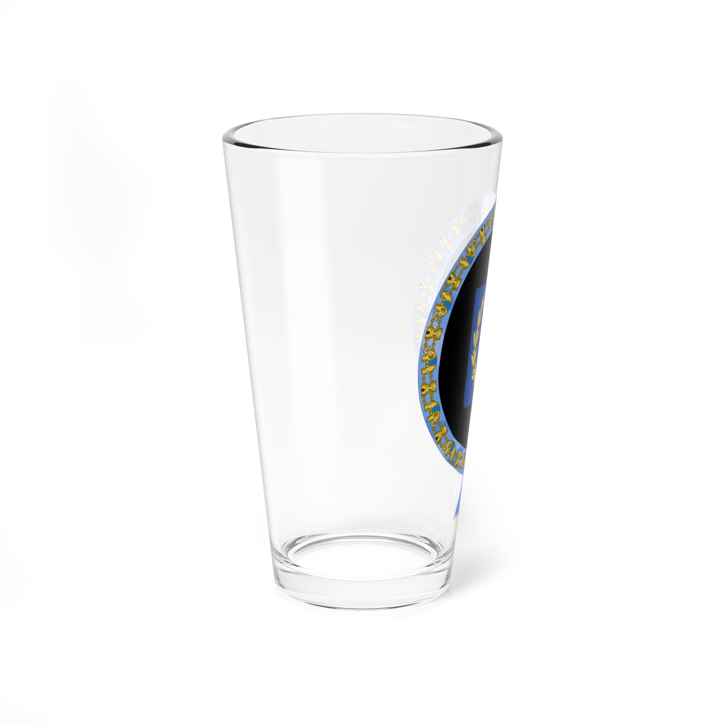 Coat of Arms of Valery Giscard dEstaing Order of the Elephant (Denmark) (Coat of Arms) Pint Glass 16oz