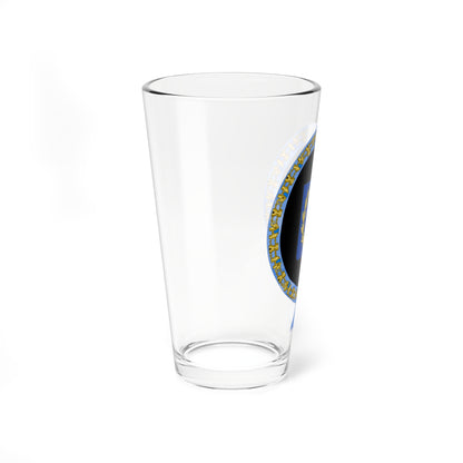 Coat of Arms of Valery Giscard dEstaing Order of the Elephant (Denmark) (Coat of Arms) Pint Glass 16oz