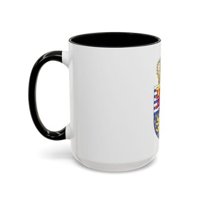 Lesser coat of arms of the Hereditary Grand Duke of Luxembourg (2000) - Accent Coffee Mug