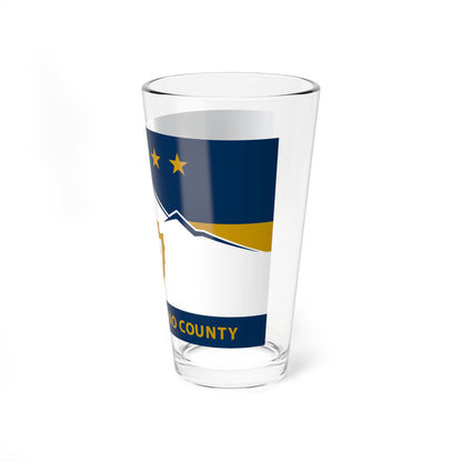 Flag of San Bernardino County California 2024present (United States) Pint Glass 16oz