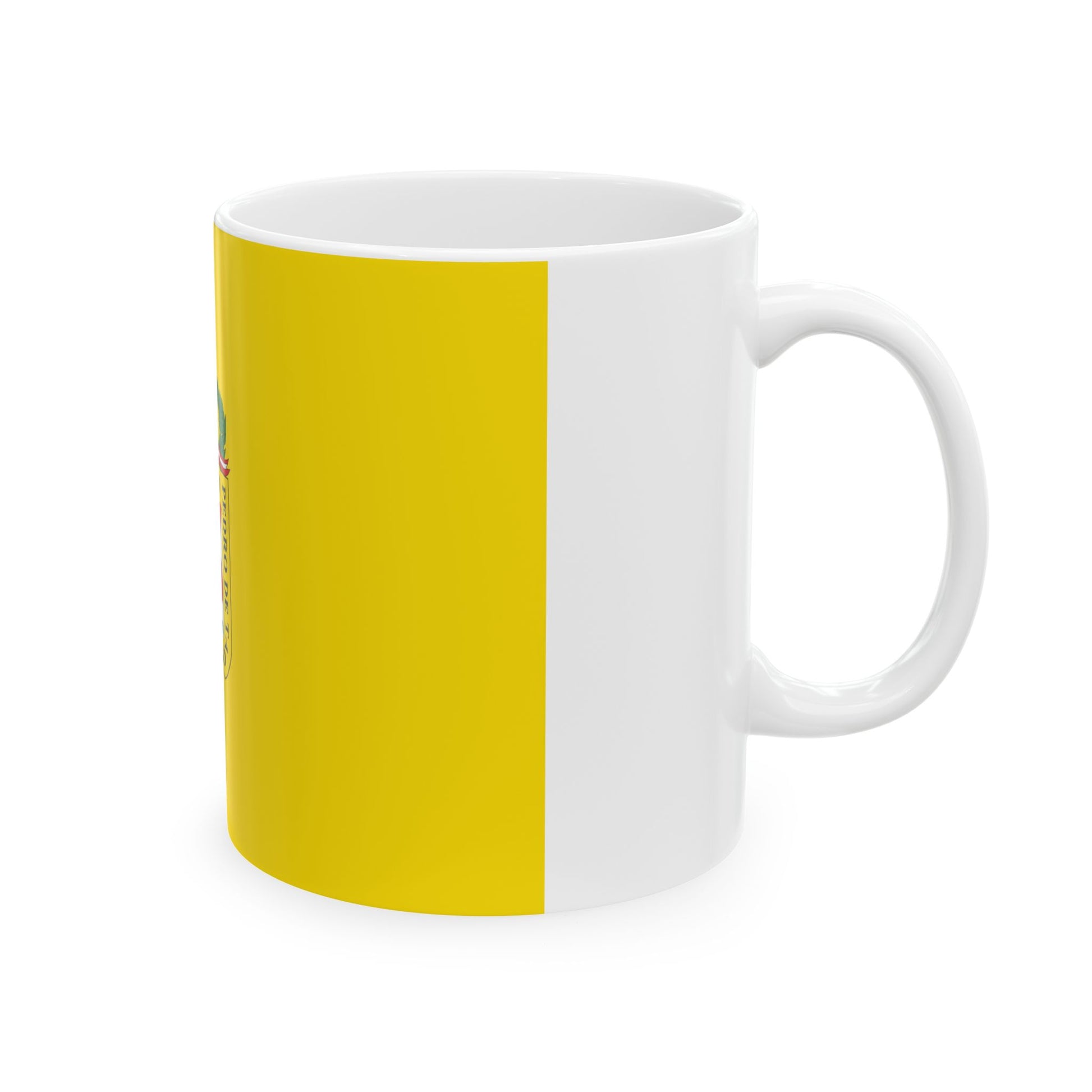 Flag of Tacna capital of the Tacna Region Peru - White Coffee Mug-Go Mug Yourself