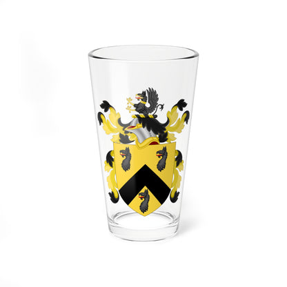 Coat of Arms of William Aspinwall (United States) (Coat of Arms) Pint Glass 16oz