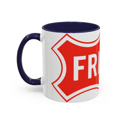 Seal of Frisco Texas - Accent Coffee Mug-Go Mug Yourself