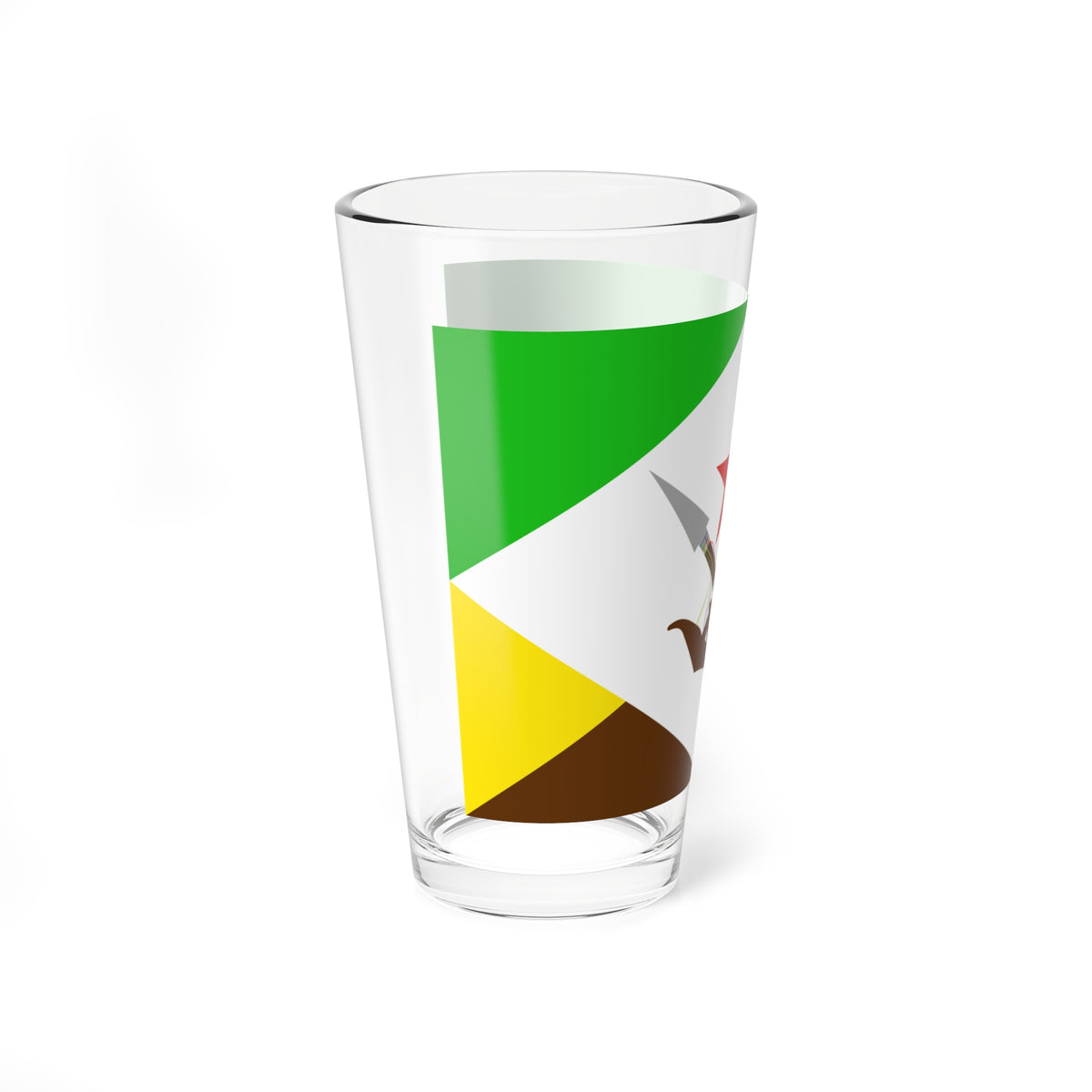 Bandera del Municipio Pueblo Llano (Venezuela) Pint Glass 16oz