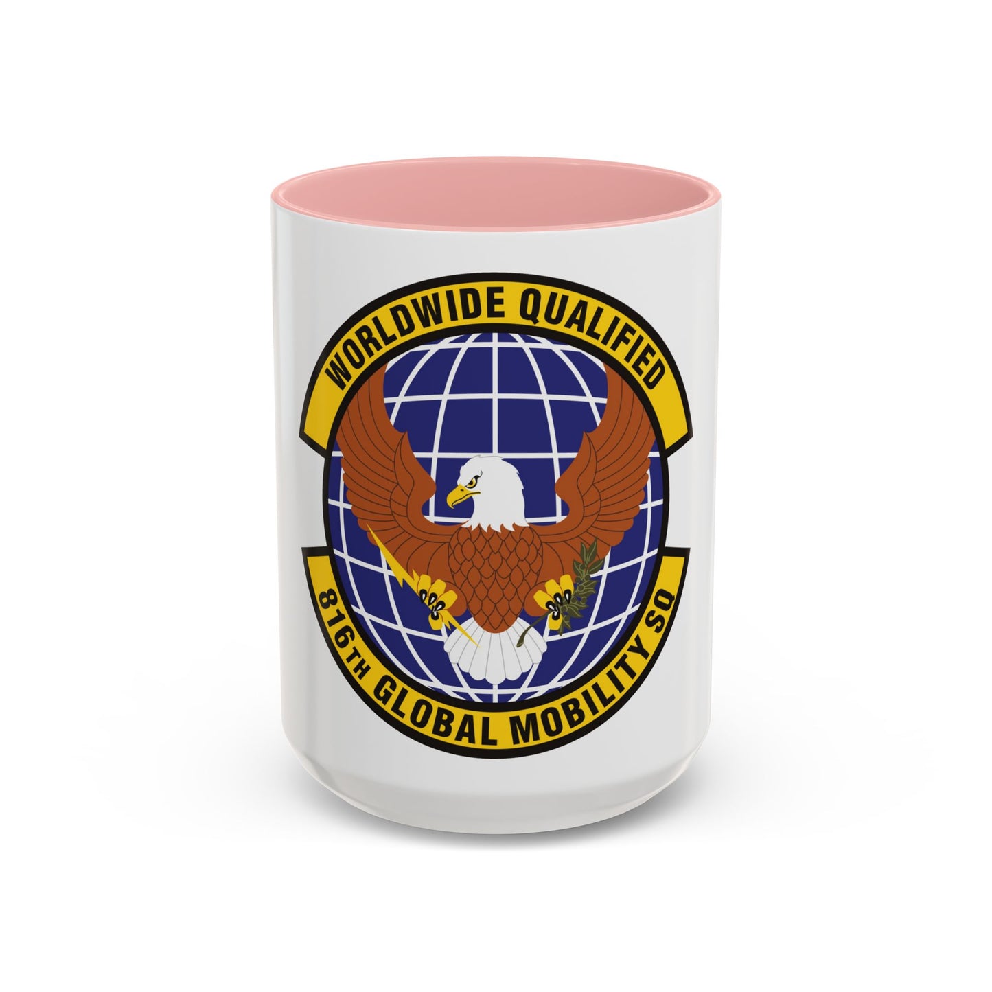 816th Global Mobility Squadron (U.S. Air Force) Accent Coffee Mug