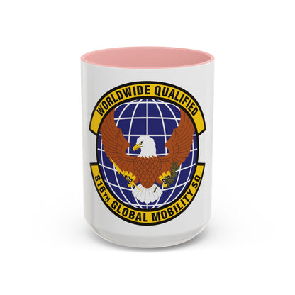 816th Global Mobility Squadron (U.S. Air Force) Accent Coffee Mug