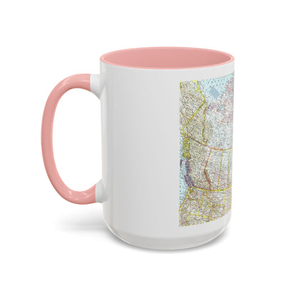 Canada (1961) (Map) Accent Coffee Mug