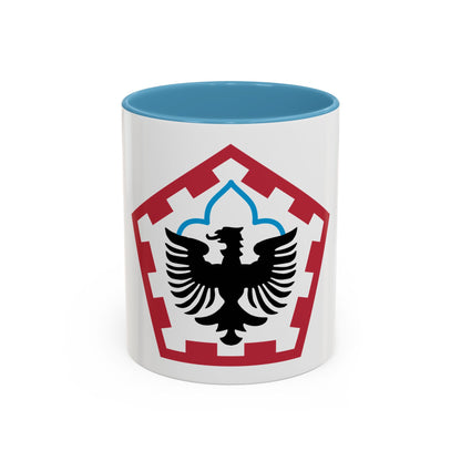 555th Engineer Brigade (U.S. Army) Accent Coffee Mug