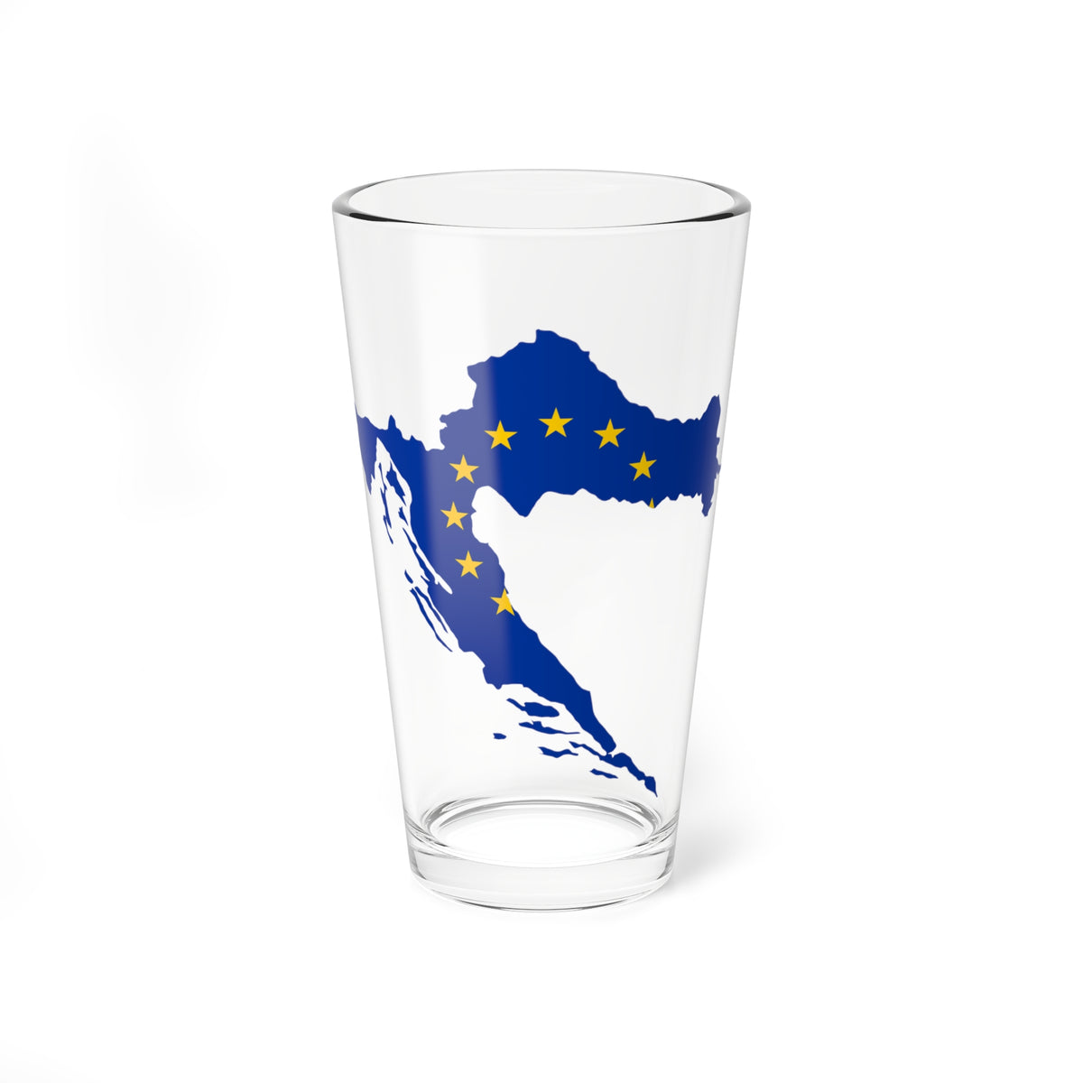 Croatia EU (Croatia) Pint Glass 16oz