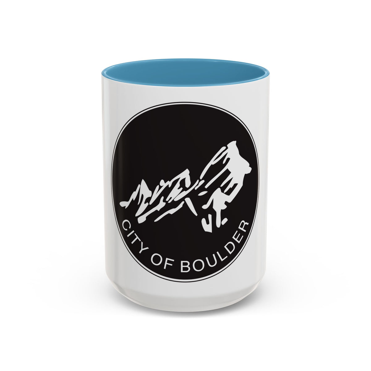 Seal of Boulder Colorado - Accent Coffee Mug