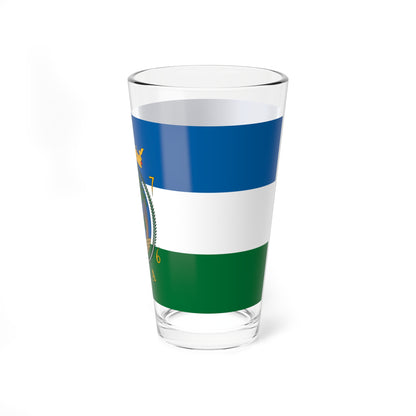 Flag of Pula Hungary (Hungary) Pint Glass 16oz
