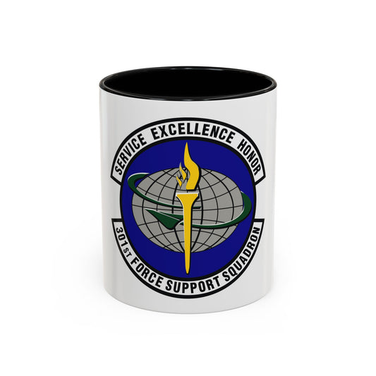 301st Force Support Squadron (U.S. Air Force) Accent Coffee Mug