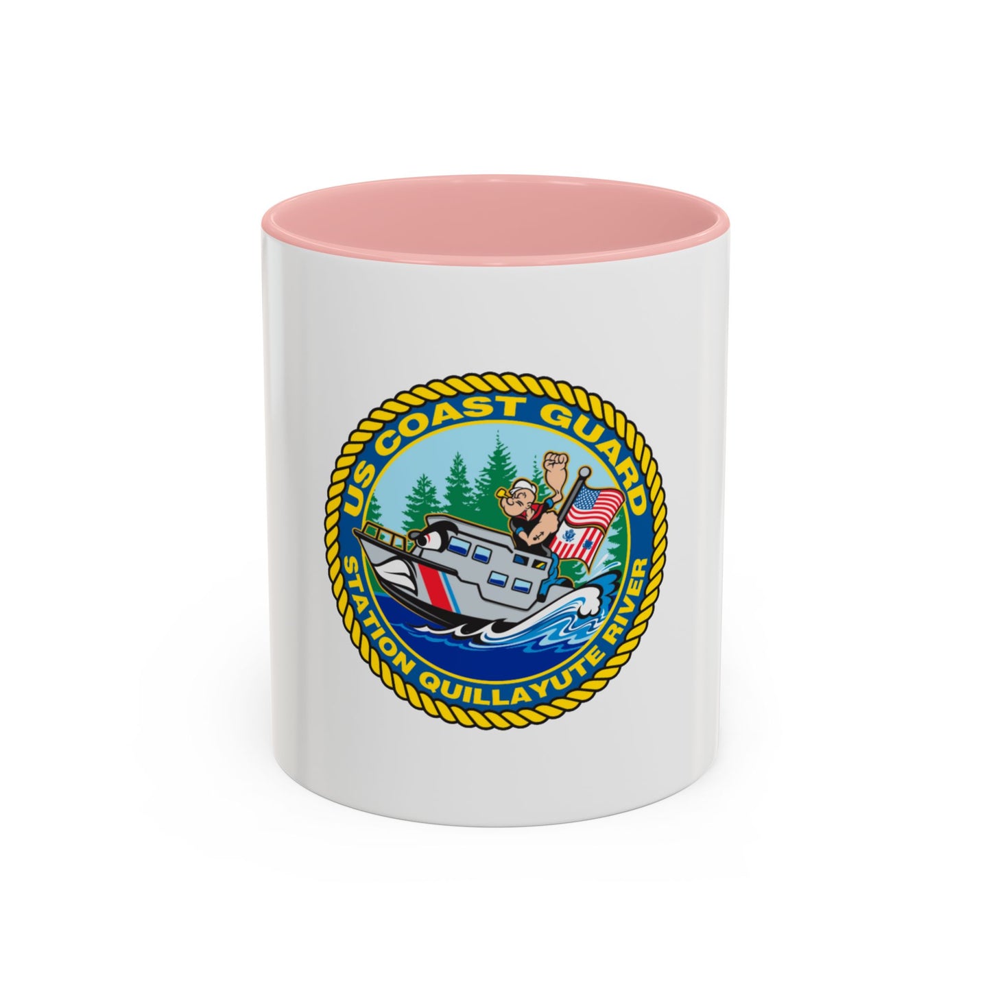 USCGS Quillayute River (U.S. Coast Guard) Accent Coffee Mug