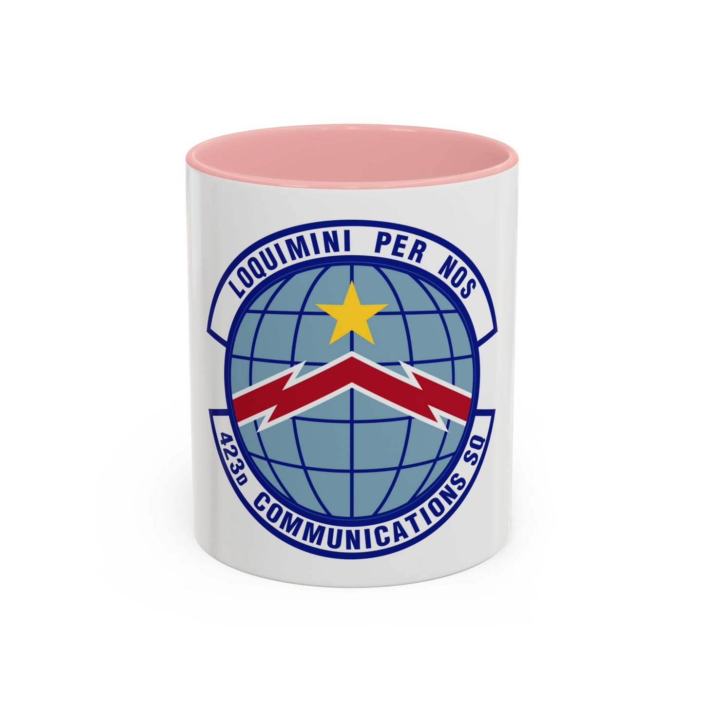 423d Communications Squadron (U.S. Air Force) Accent Coffee Mug