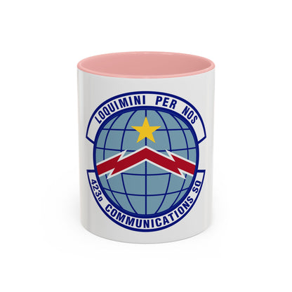 423d Communications Squadron (U.S. Air Force) Accent Coffee Mug