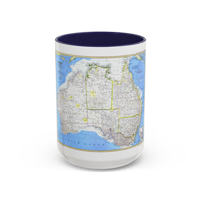 Australia (1979) (Map) Accent Coffee Mug
