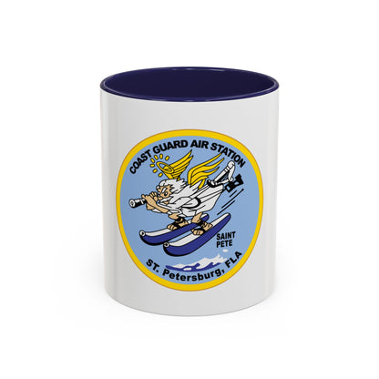 USCGC Air Station St Petersburg FLA (U.S. Coast Guard) Accent Coffee Mug