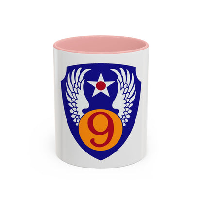 9th Air Force (U.S. Army) Accent Coffee Mug