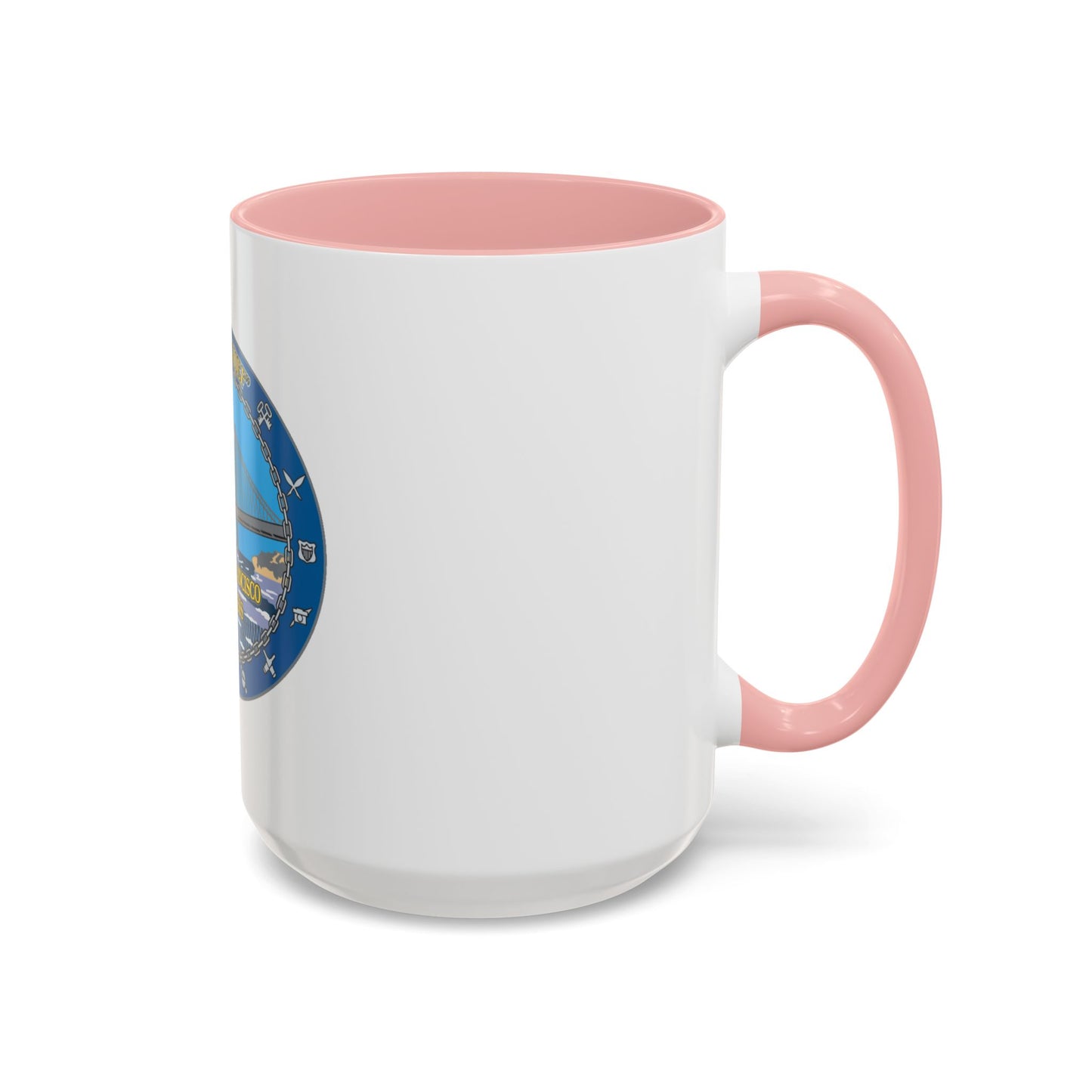 USCGS San Francisco Ask The Chief (U.S. Coast Guard) Accent Coffee Mug