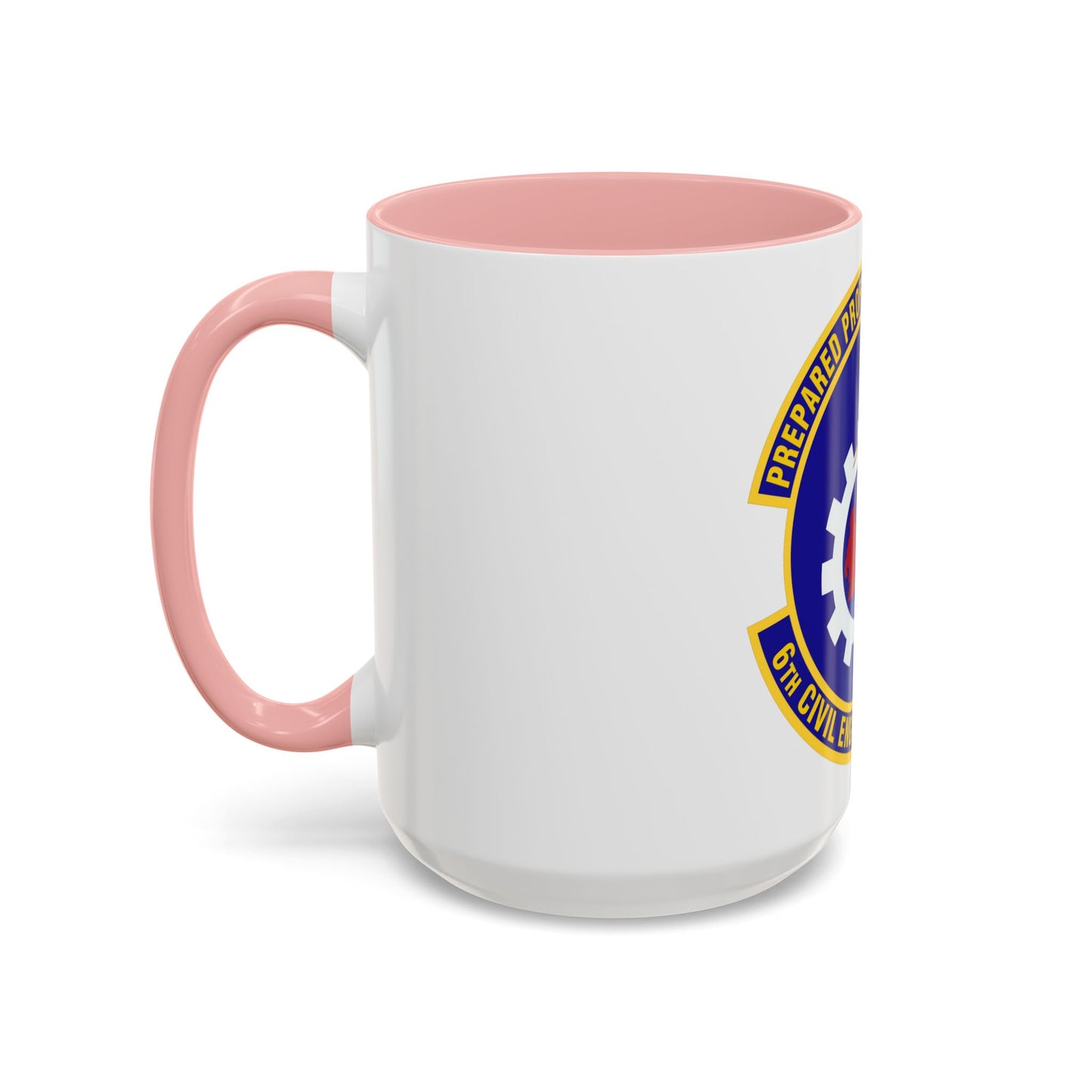 6th Civil Engineer Squadaron (U.S. Air Force) Accent Coffee Mug