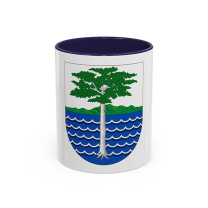 Coat of Arms of the Portuguese and Spanish Guinea - Accent Coffee Mug