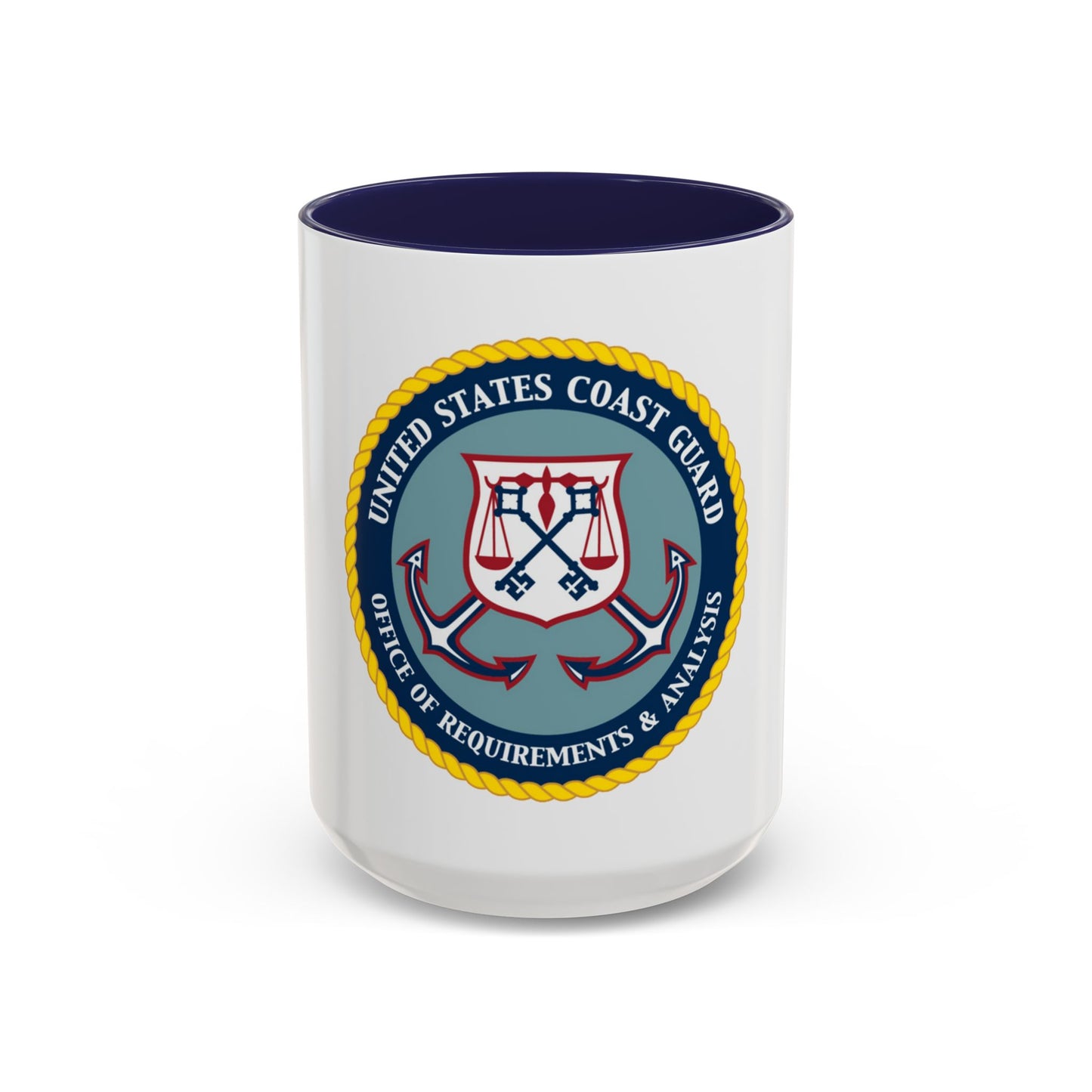 USCG Office of Requirements & Analysis (U.S. Coast Guard) Accent Coffee Mug