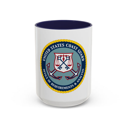 USCG Office of Requirements & Analysis (U.S. Coast Guard) Accent Coffee Mug