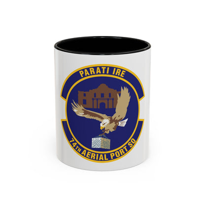 74th Aerial Port Squadron (U.S. Air Force) Accent Coffee Mug