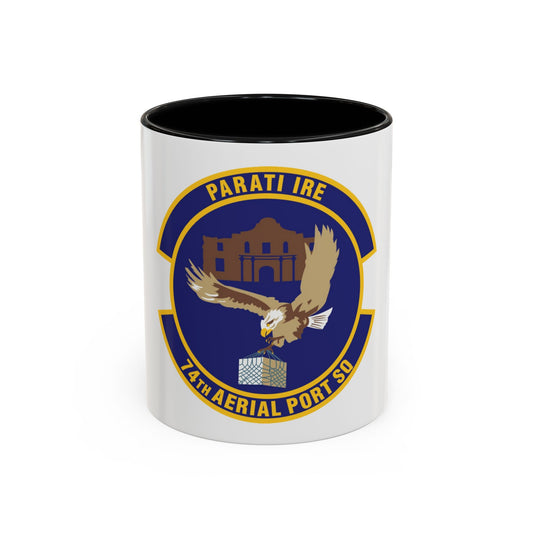 74th Aerial Port Squadron (U.S. Air Force) Accent Coffee Mug