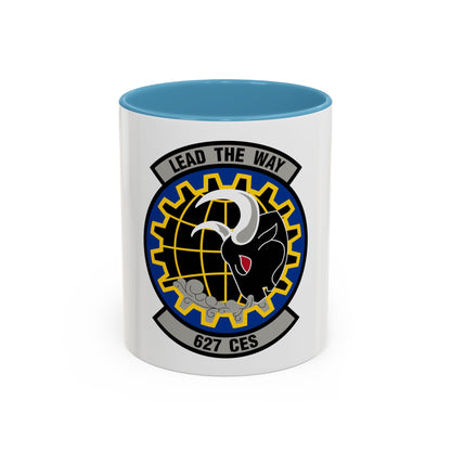 627 Civil Engineer Squadron AMC (U.S. Air Force) Accent Coffee Mug
