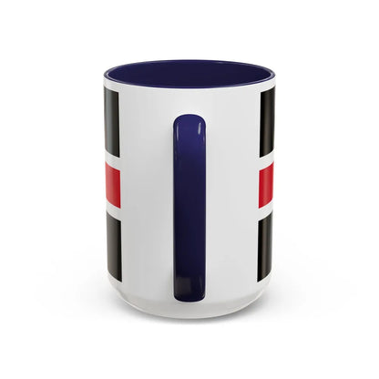 Flag of Durham UK - Accent Coffee Mug-Go Mug Yourself