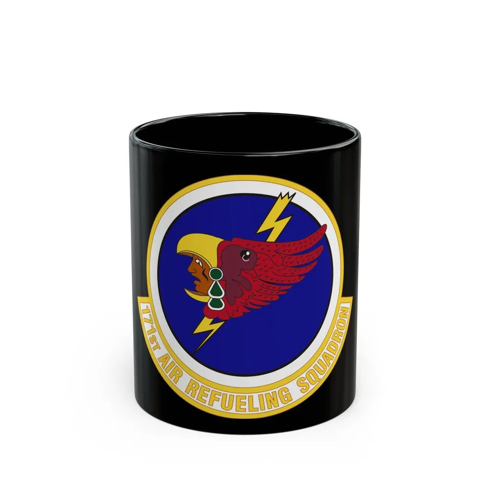 171st Air Refueling Squadron (U.S. Air Force) Black Coffee Mug-11oz-Go Mug Yourself