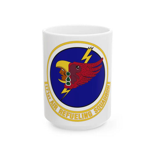 171st Air Refueling Squadron (U.S. Air Force) White Coffee Mug-15oz-Go Mug Yourself