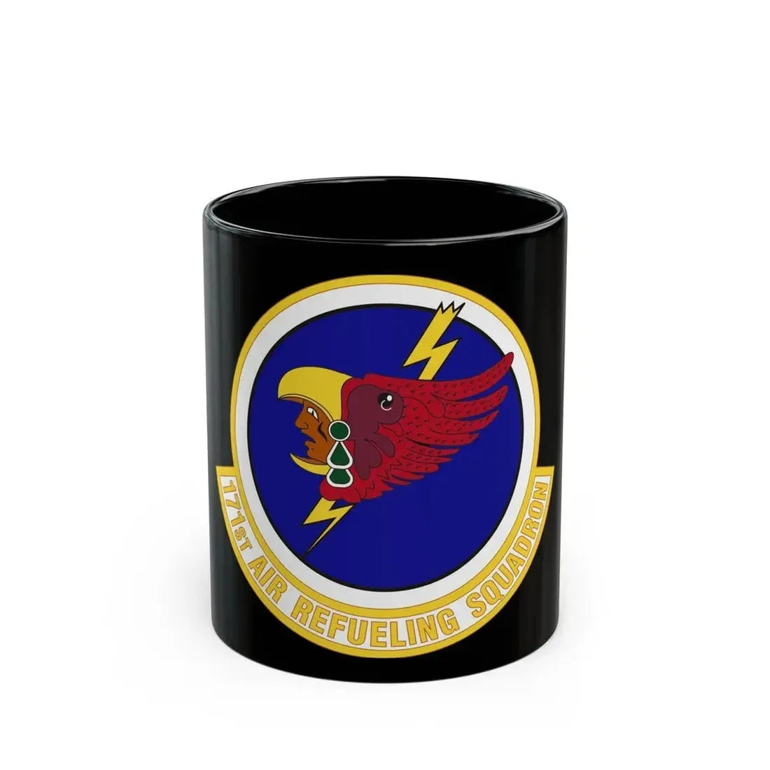171st Air Refueling Squadron (U.S. Air Force) Black Coffee Mug 11oz - Go Mug Yourself