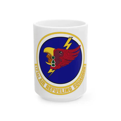 171st Air Refueling Squadron (U.S. Air Force) White Coffee Mug 15oz - Go Mug Yourself