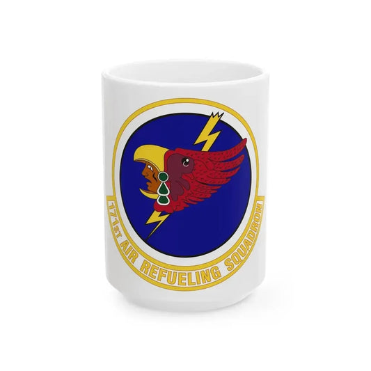 171st Air Refueling Squadron (U.S. Air Force) White Coffee Mug 15oz - Go Mug Yourself
