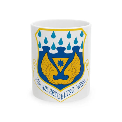 171st Air Refueling Wing (U.S. Air Force) White Coffee Mug-11oz-Go Mug Yourself