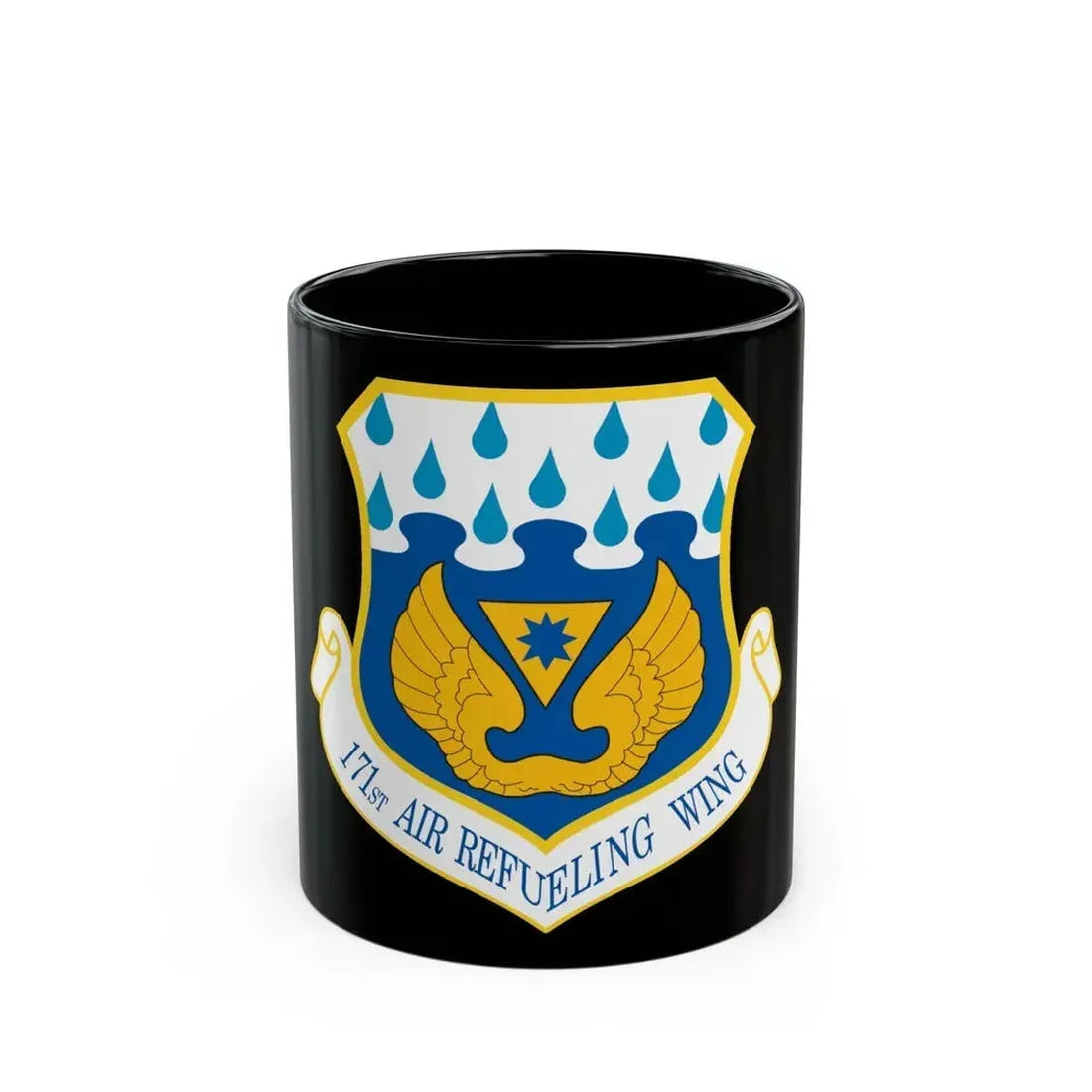 171st Air Refueling Wing (U.S. Air Force) Black Coffee Mug - Go Mug Yourself