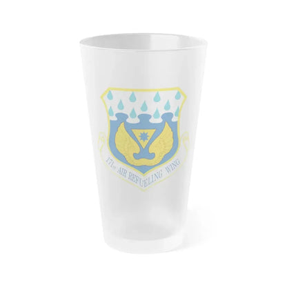 171st Air Refueling Wing (U.S. Air Force) Frosted Pint Glass 16oz Default Title - Go Mug Yourself