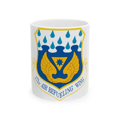 171st Air Refueling Wing (U.S. Air Force) White Coffee Mug 11oz - Go Mug Yourself