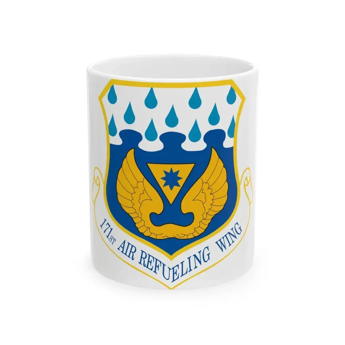 171st Air Refueling Wing (U.S. Air Force) White Coffee Mug 11oz - Go Mug Yourself