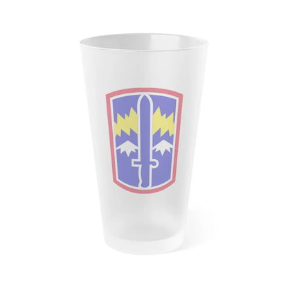 171ST INFANTRY BRIGADE (U.S. Army) Frosted Pint Glass 16oz-Go Mug Yourself