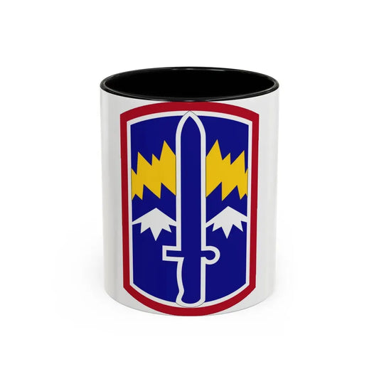 171ST INFANTRY BRIGADE (U.S. Army) Accent Coffee Mug 11oz Black - Go Mug Yourself