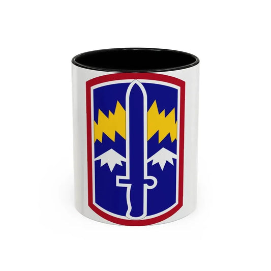 171ST INFANTRY BRIGADE (U.S. Army) Accent Coffee Mug 11oz Black - Go Mug Yourself
