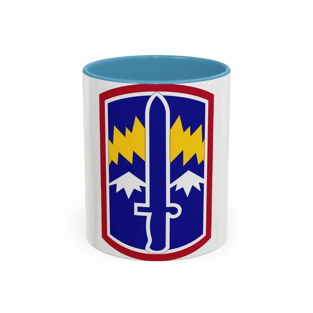 171ST INFANTRY BRIGADE (U.S. Army) Accent Coffee Mug 11oz Light Blue - Go Mug Yourself