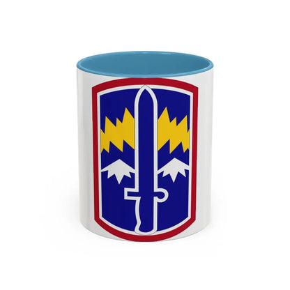 171ST INFANTRY BRIGADE (U.S. Army) Accent Coffee Mug 11oz Light Blue - Go Mug Yourself