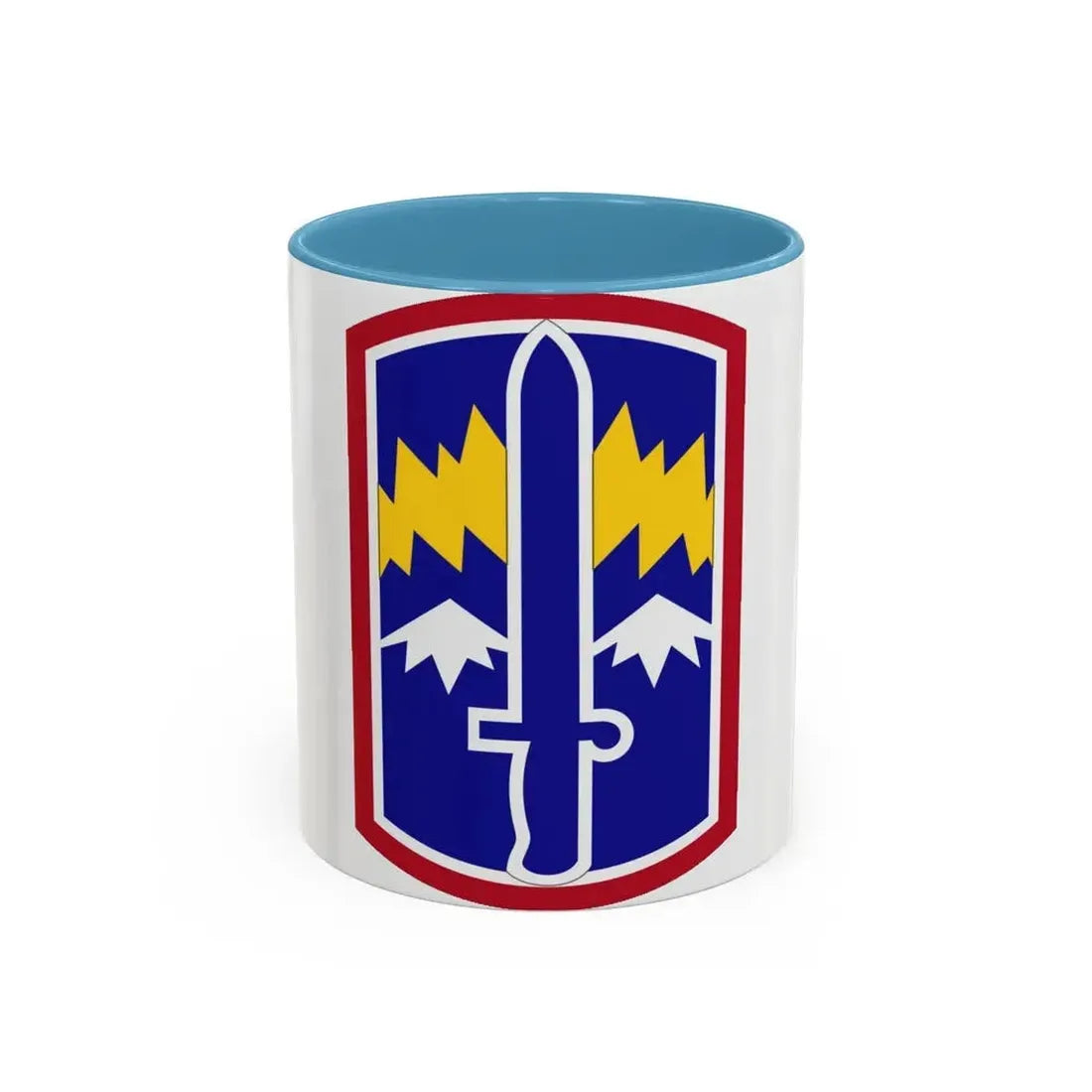 171ST INFANTRY BRIGADE (U.S. Army) Accent Coffee Mug 11oz Light Blue - Go Mug Yourself