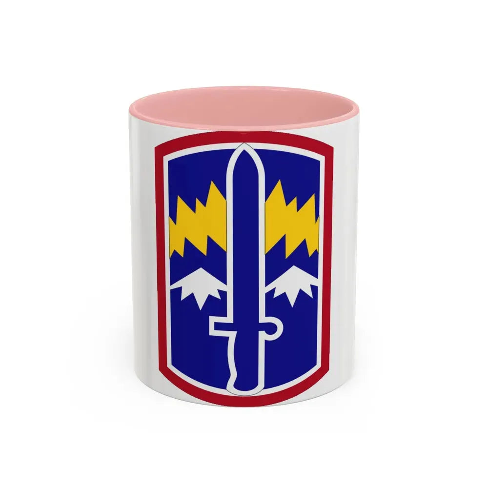 171ST INFANTRY BRIGADE (U.S. Army) Accent Coffee Mug 11oz Pink - Go Mug Yourself
