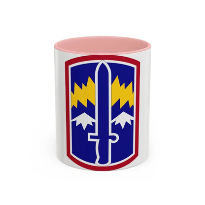 171ST INFANTRY BRIGADE (U.S. Army) Accent Coffee Mug 11oz Pink - Go Mug Yourself